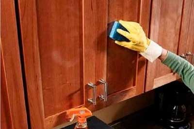 Мытье кухонного гарнитура